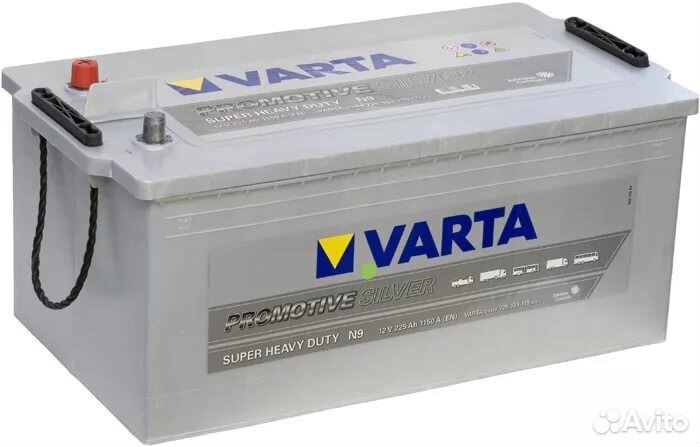 Varta silver 225 А/ч гарантия