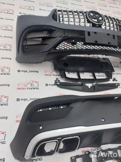 Обвес GLE 63s Chrome на Mercedes GLE-Coupe c167