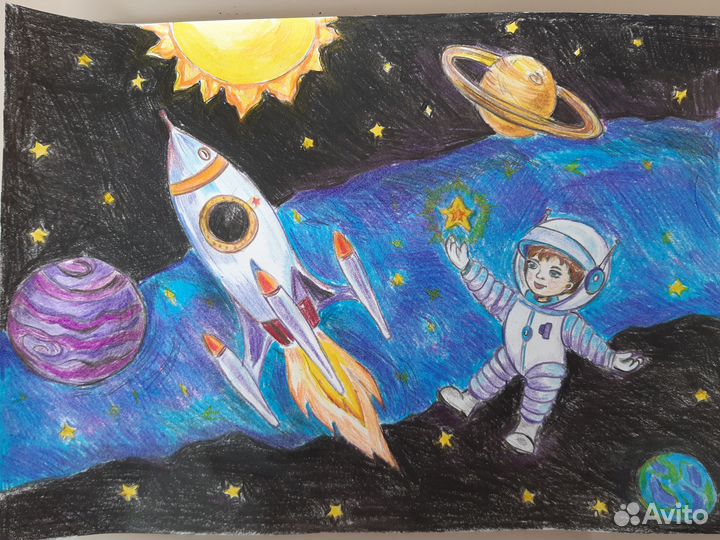 Рисунки на заказ в детский сад, школу