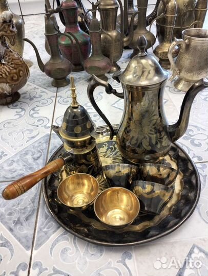 Чайники, кофейник, кумган, медь, латунь, бронза