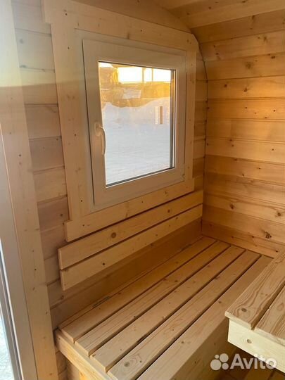 Баня бочка овал