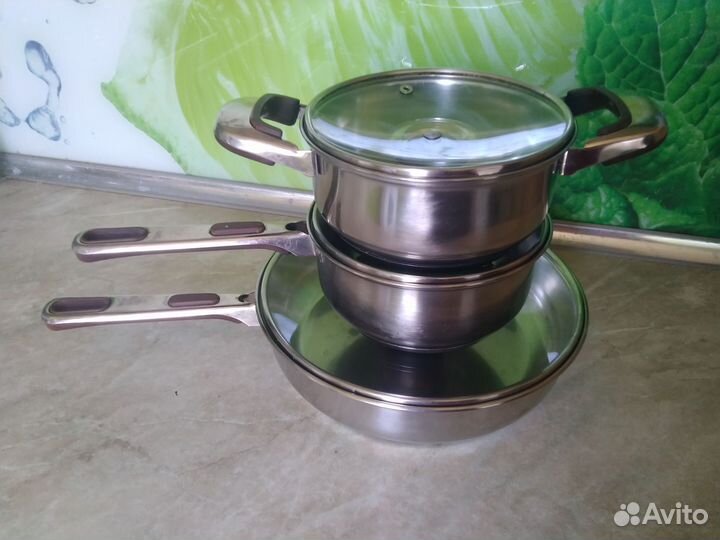 Набор посуды нерж