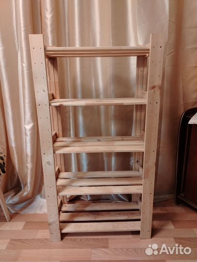 Стеллаж деревянный