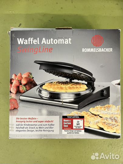 Вафельница Rommelsbacher WA 1000/E, черный