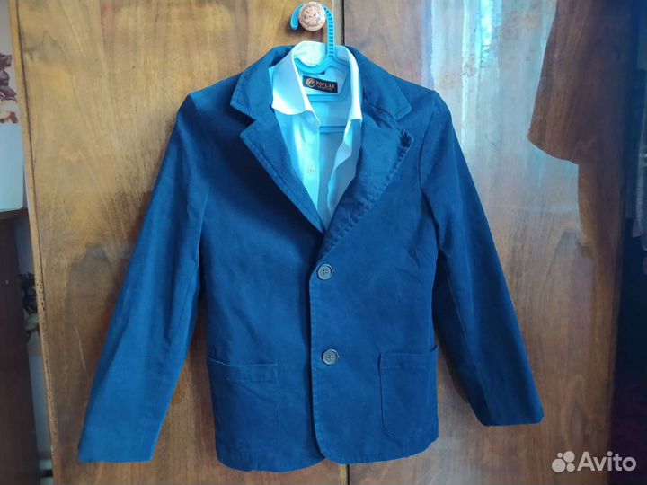 Пиджак на мальчика 128