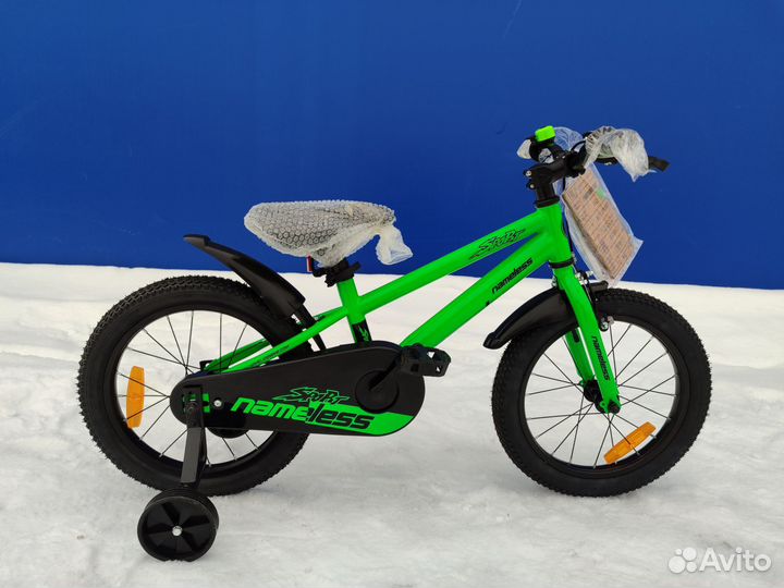 Велосипед детский 16 nameless sport зеленый