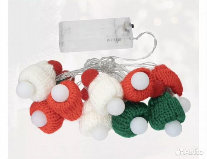 Гирлянды новогодний подарок бокс уют пинтерест