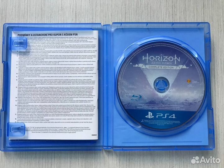 Диск Horizon Zero Dawn на PS4