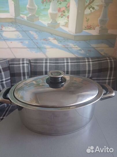 Кастрюля утятница овал 6лит zepter