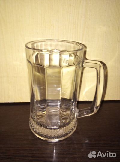 Кружка пивная с гранями