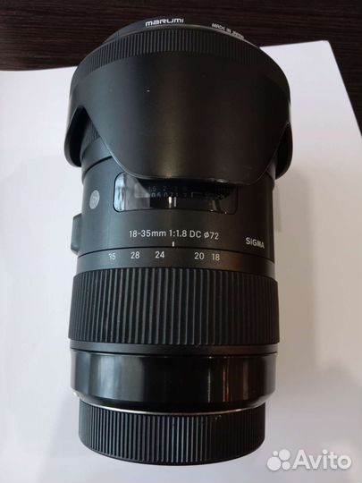 Объектив Sigma 18 35mm 1.8 art canon