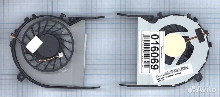 Вентилятор (кулер) для ноутбука Toshiba Satellite