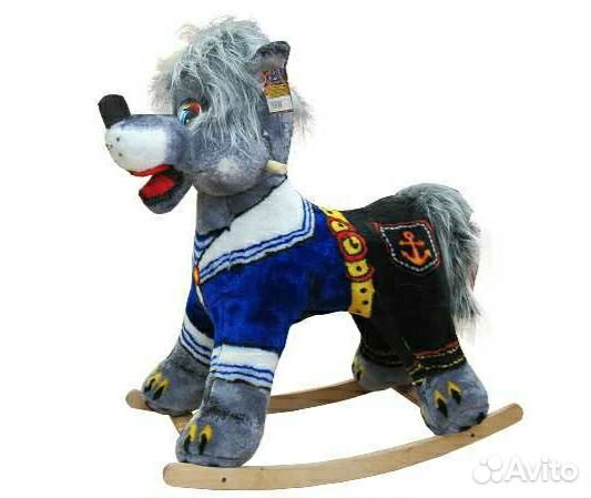 Детская качалка волк