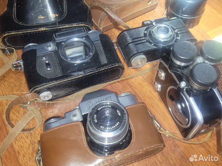 Фотоаппараты и камера СССР и США Коллекция