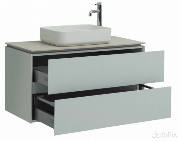 Мебель для ванной Allen Brau Infinity 100 см светло-серый