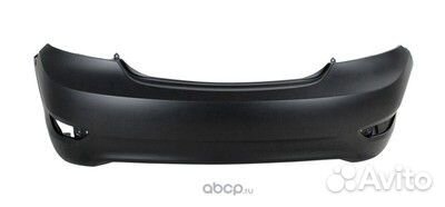 Бампер задний Hyundai Solaris 11-15 неокрашенный