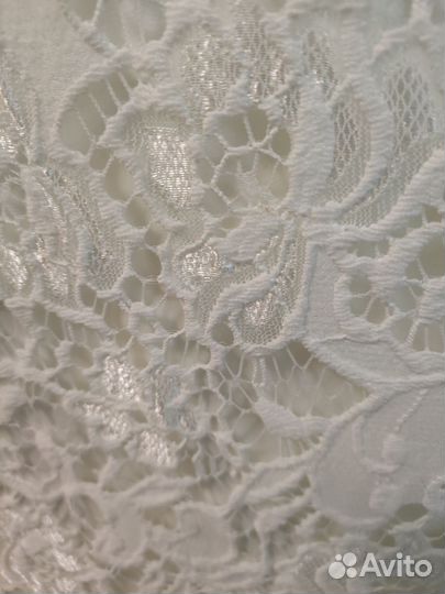 Свадебное платье 46 48 бу