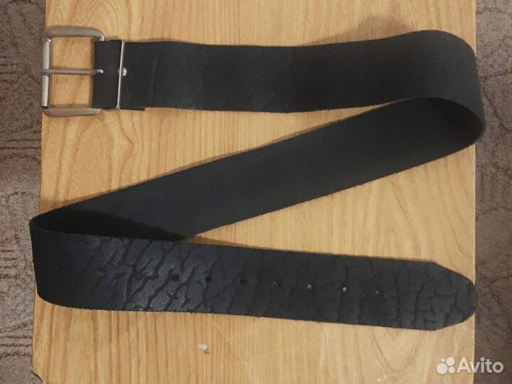 Кожаный ремень новый