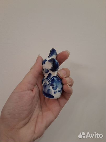 Мышонок статуэтка гжель
