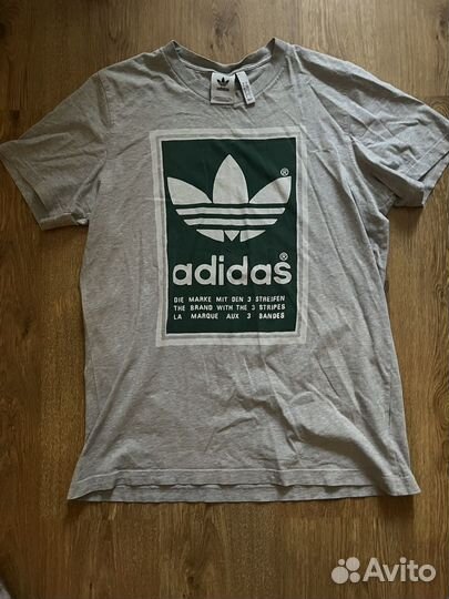 Футболка adidas серая оригинал