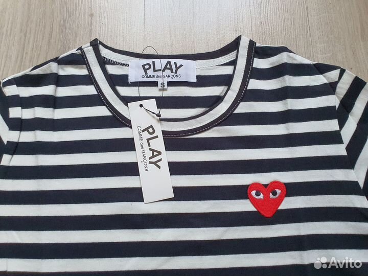 Лонгслив футболка Play Comme Des Garcons