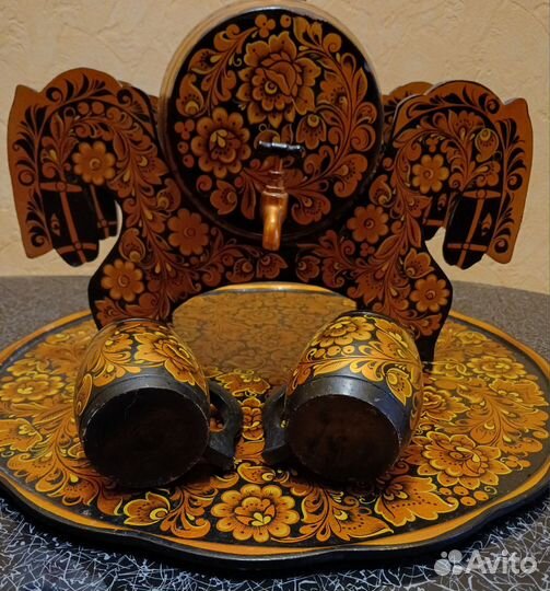 Хохлома, пивной бочонок