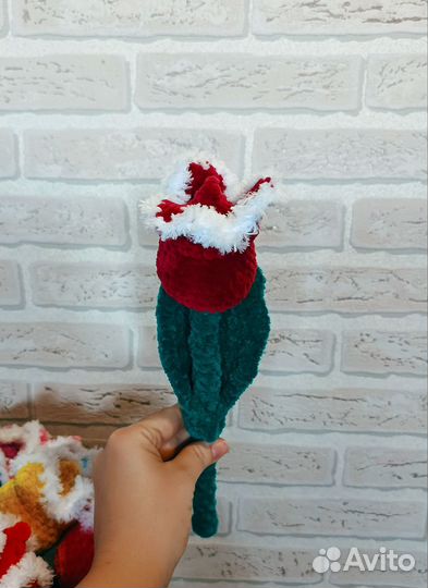 Вязаные цветы тюльпаны