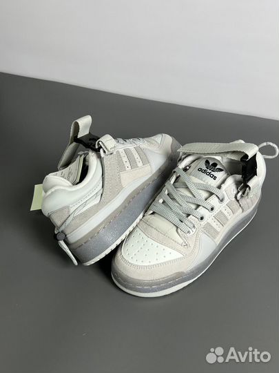 Кроссовки Bad Bunny x Adidas Forum Buckle Low Grey