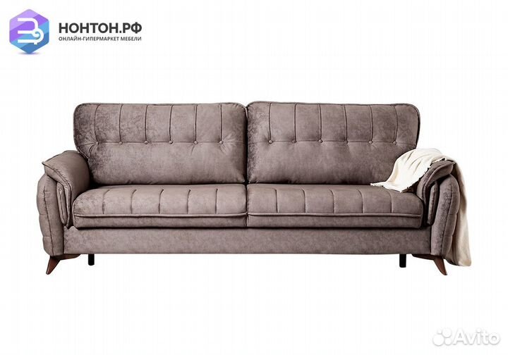 Диван тик-так Дорис коричневый