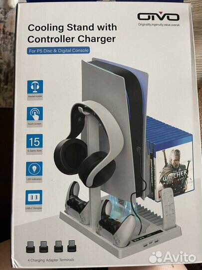 Подставка для вертикальной установки консоли ps5