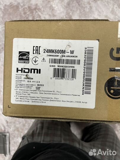 Монитор LG 24MK600M