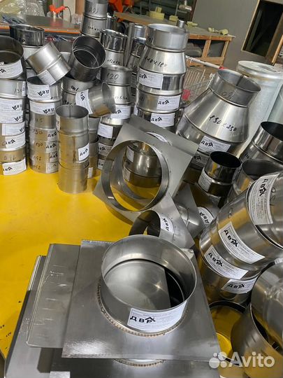 Сэндвич тройник для дымохода