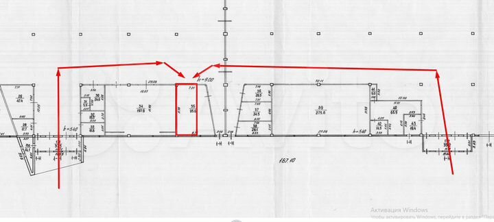 Торговая площадь, 45 м² в Ленте