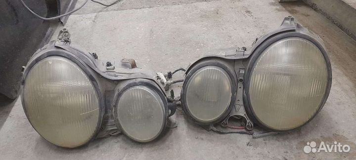 Фары на mercedes w210 рестайлинг