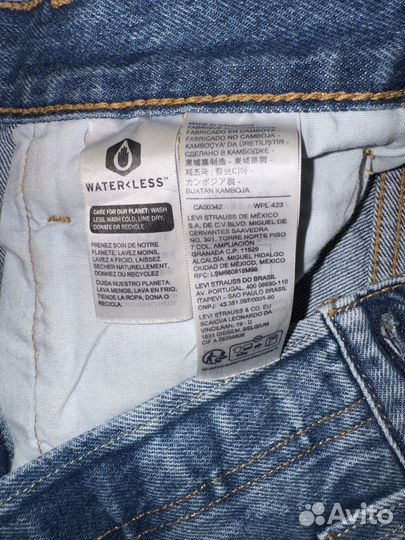 Джинсовые шорты levis женские