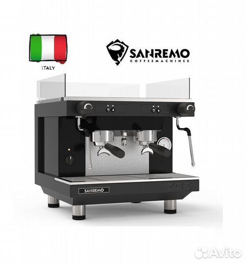Кофемашина рожковая Sanremo 2 группы полуавтомат