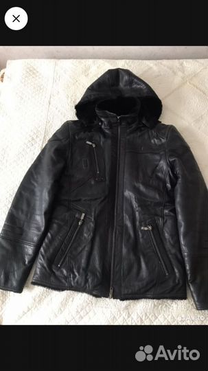 Кожаная куртка мужская