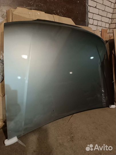 Капот ваз 2114 кварц средний серо-зеленый