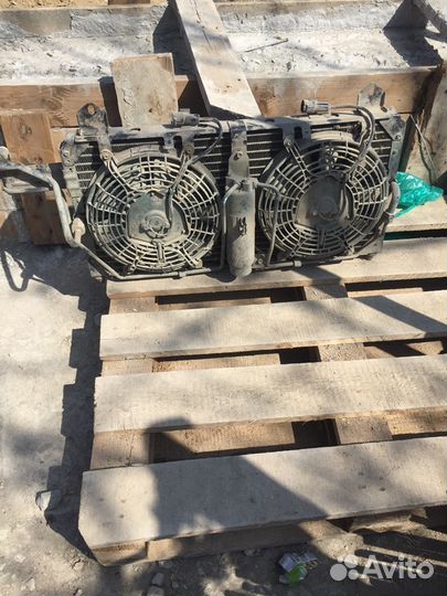 Радиатор от кондиционера с вентиляторами