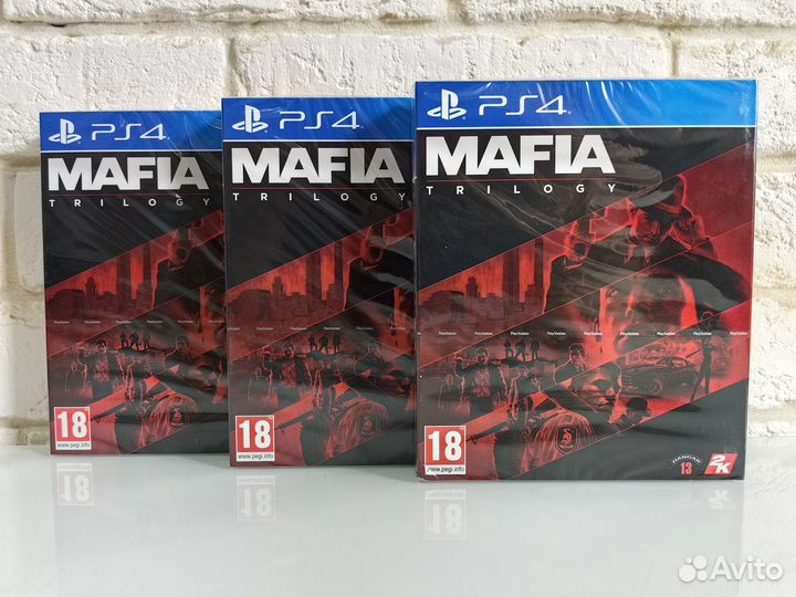 Mafia Trilogy PS4 новый диск