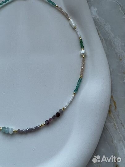 Чокер из натуральных камней