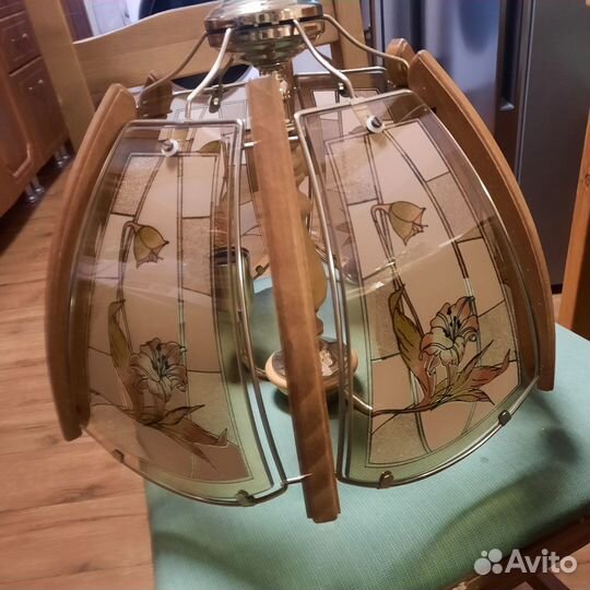 Люстра потолочная бу хрустальная