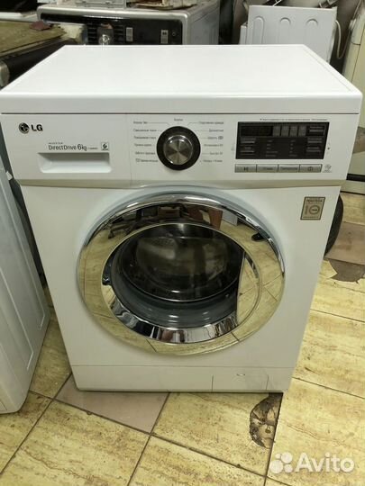 Стиральная машинка LG прямой привод 6 кг