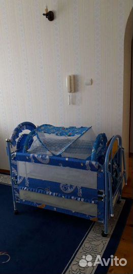 Детская кровать с маятником трансформер