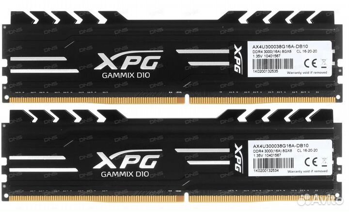 Adata XPG gammix D10 2x8GB DDR4
