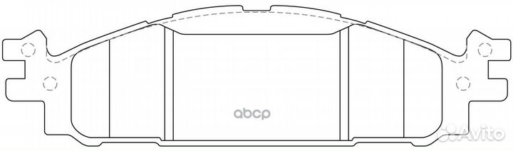 Колодки тормозные ford explorer/taurus 05- 3.5