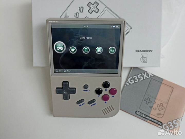 Игровая консоль RG35XX anbernic. Карманная ретро