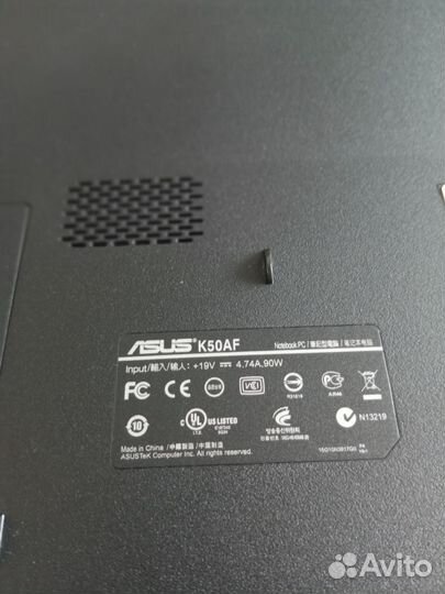 Ноутбук Asus k50 af
