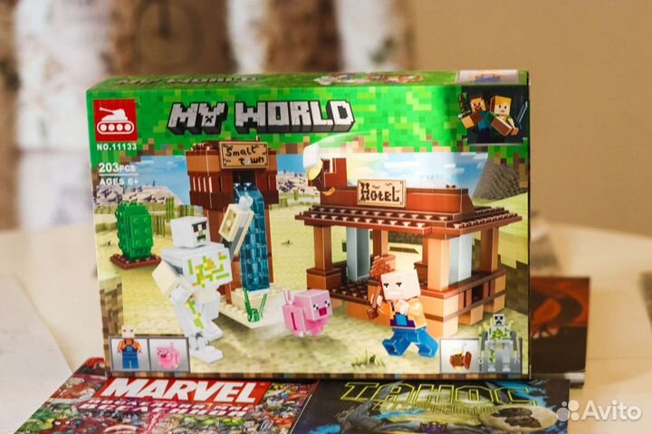 Конструктор аналог lego Minecraft