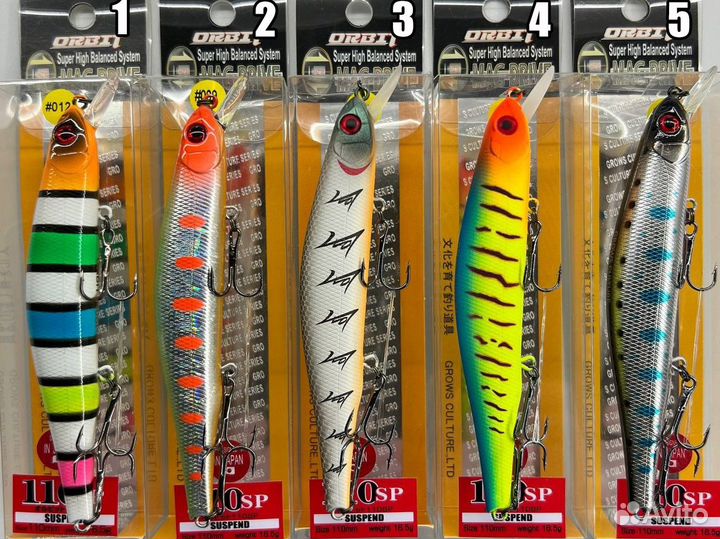 Воблеры zipbaits Orbit 110SP